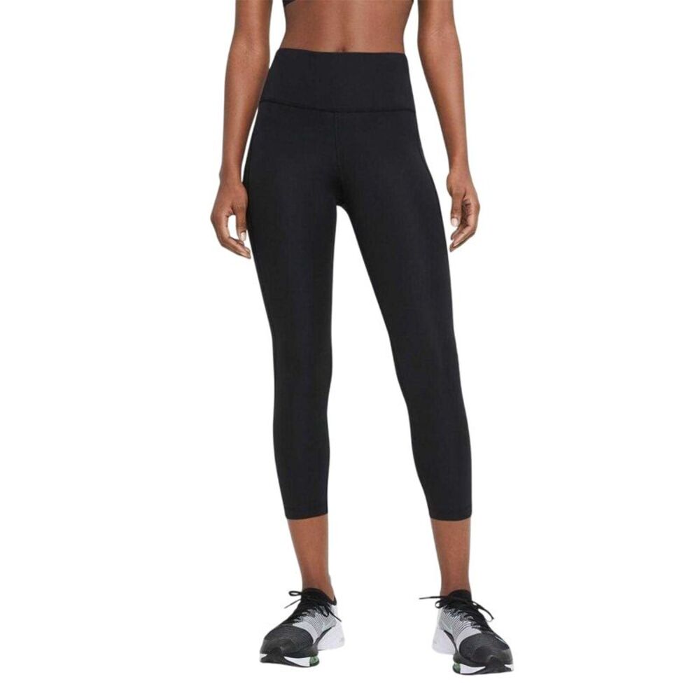 Nike Womens/Ladies Mid Rise Running Leggings / Black